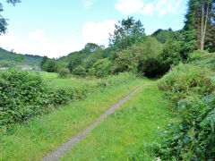 Tramroad towards Ynysddu, Cwmfelinfach, August 2012